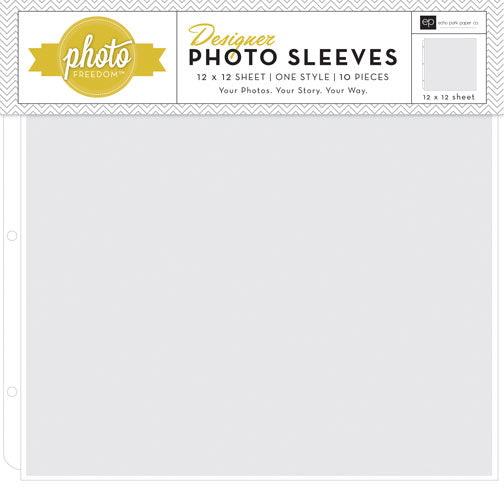 Designer Photo 12x12 Sleeves - 4x6 pockets – Button Farm Club